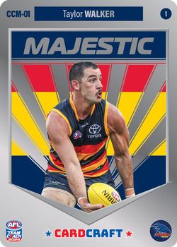2024 AFL TeamCoach - Card Craft Majestic 1 #CCM-01 Taylor Walker Front